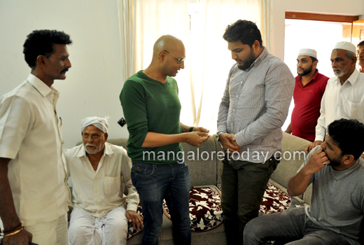 indrajith lankesh visit Deepak, Basheer home